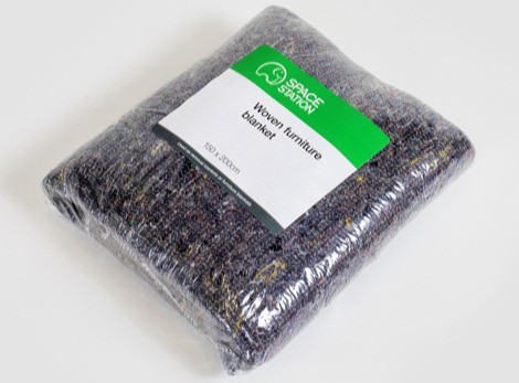 Woven furniture blanket