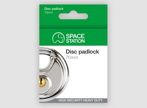 Disc padlock